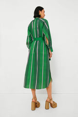 Jewel Green Calypso Shirt Dress