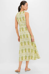 Green Trellis Faith Dress
