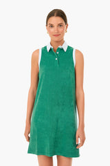 The Green Terry Polo Dress