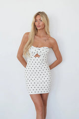 Kynlee Polka Dot Mini Dress