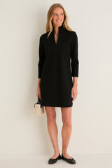 Black Ponte Clifton Dress