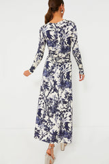 Heron Navy Maisy Dress