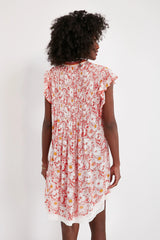 Orange Mid 70s Garden Sasha Mini Dress