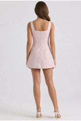 PRE-ORDER Only! (ETA May 15th) Betty Bow A-Line Mini Dress - Pink
