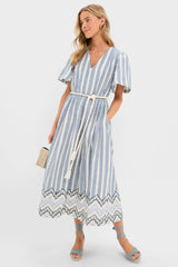 Harbour Stripe Jacquard Mandy Dress