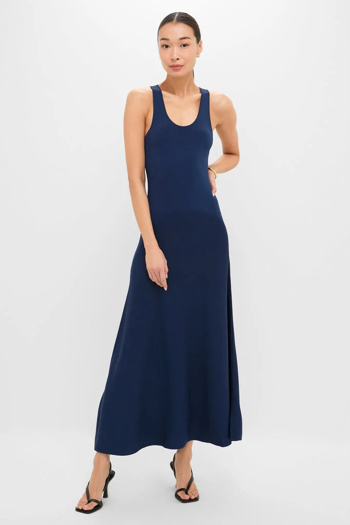 Berry Blue Wells Maxi Dress