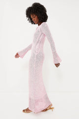 Una Crochet Maxi Dress