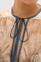 Tapestry Blue Multi Wanderlust Tunic