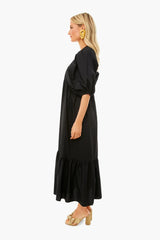 Onyx Palmer Dress