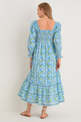Sapphire Border Lucia Dress