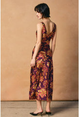 Magnolia Cowl Neck Satin Maxi Dress
