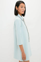 Ice Blue Embellished Nicola Dress