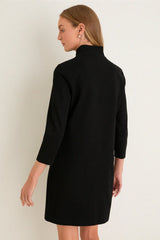 Black Ponte Clifton Dress